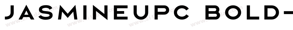 JasmineUPC Bold字体转换